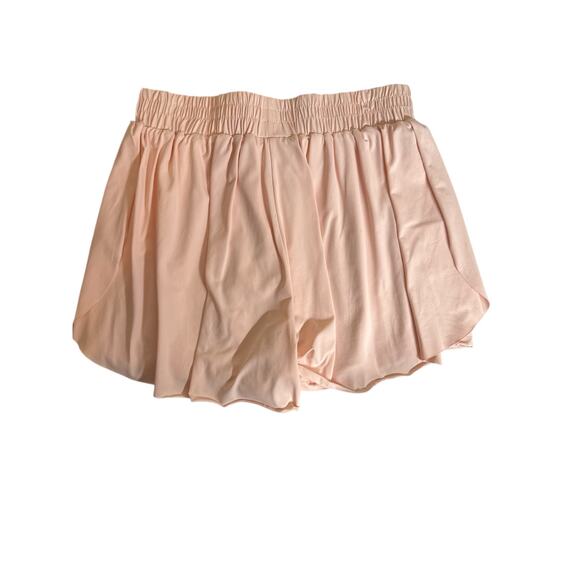 Exarus Pack of 2 Girls Kids High Waisted Running Short Tennis Size 14 Black Pink - Picture 6 of 12